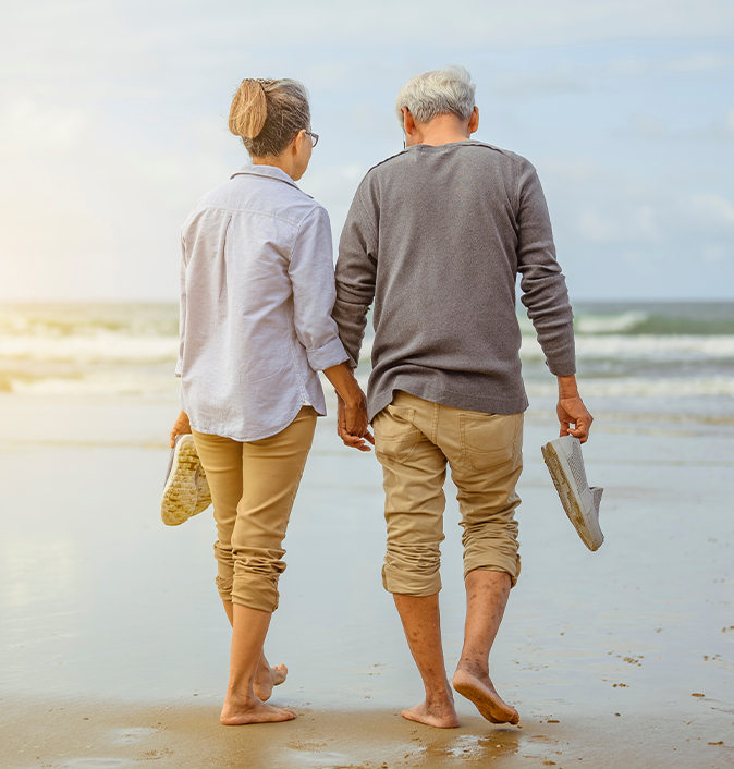 couple on a beach